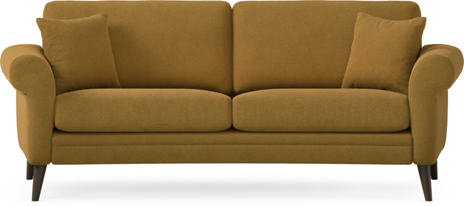 Eden - 2,5-sits soffa svängd - Gul