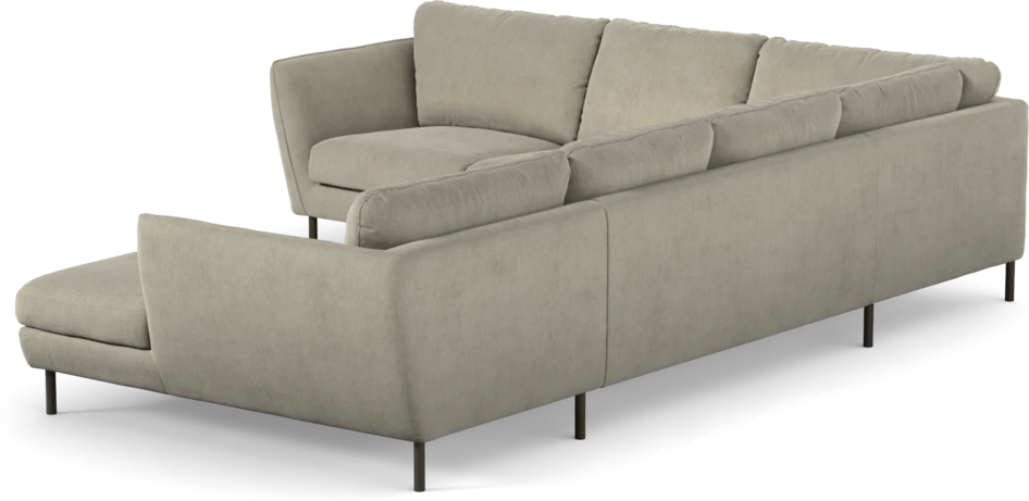 Madison Lux - Hörnsoffa med schäslong höger - Beige