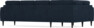 Eden - Hörnsoffa, 1+3-sits - Blå