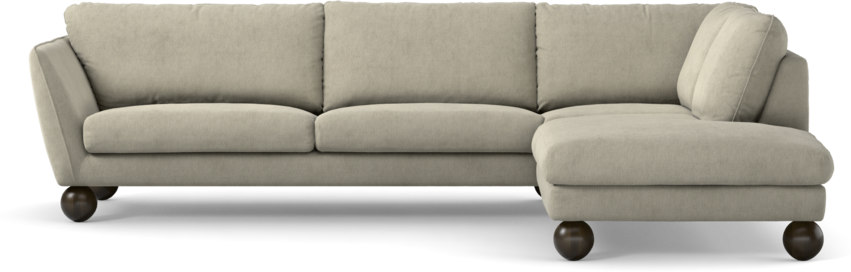 Madison Lux - 3-sits soffa med divan höger - Beige