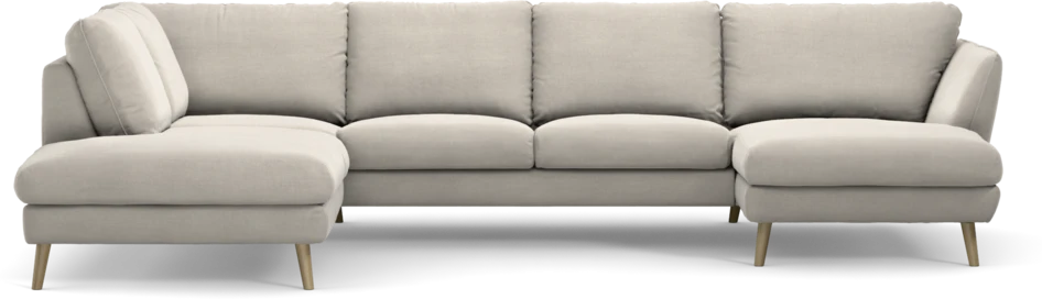Madison Lux - 2-sits soffa med divan vänster och schäslong höger - Beige