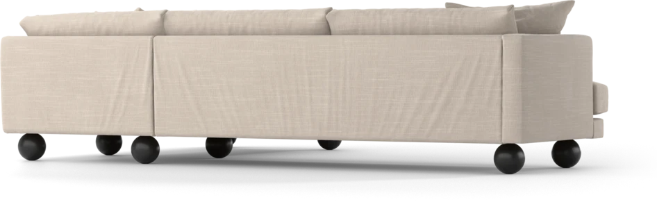Harper - 3-sits soffa med divan höger - Beige