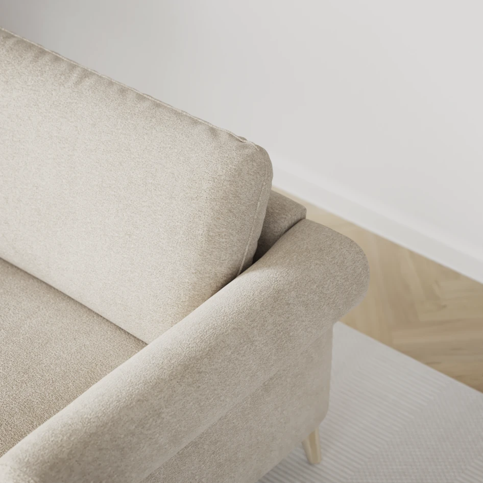Bridge - Hörnsoffa, 3+3-sits - Beige
