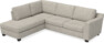Friday - 2,5-sits soffa med divan vänster - Beige