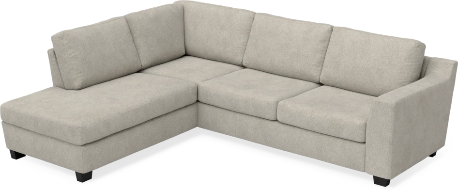 Friday - 2,5-sits soffa med divan vänster - Beige