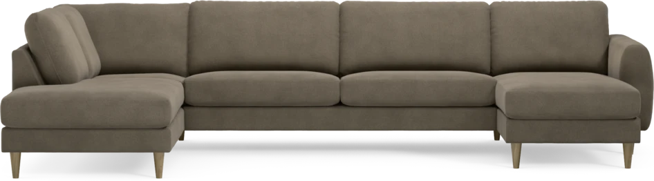 Bridge - 3-sits soffa med divan vänster och schäslong höger - Beige