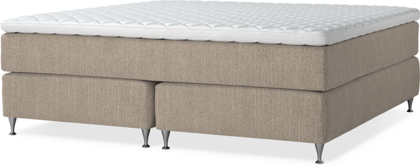 Delux Exclusive - Kontinentalsäng, dubbelsäng med bäddmadrass och sängben