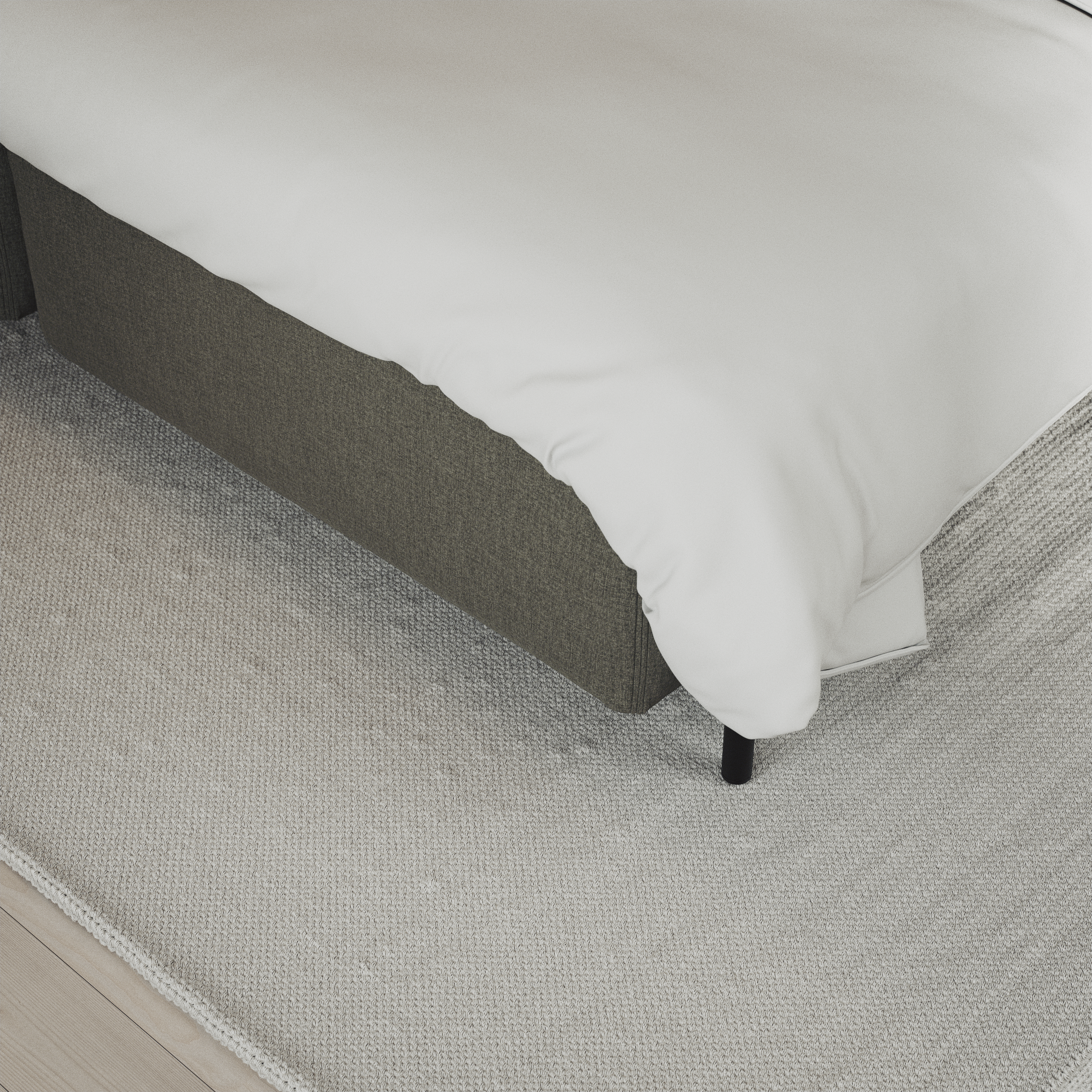 Delux Exclusive - Kontinentalsäng, enkelsäng 120 cm med bäddmadrass och sängben - inspiration