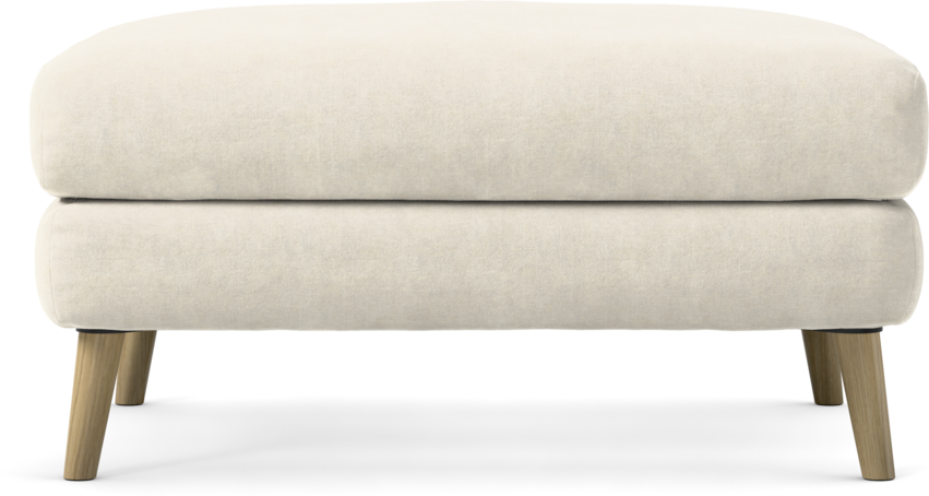 Madison Klädsel - Klädsel till fotpall - Vit