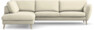 Madison - 3-sits soffa med divan vänster - Vit