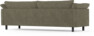Cherrie - 4-sits soffa, hel dyna, fast klädsel - Grön
