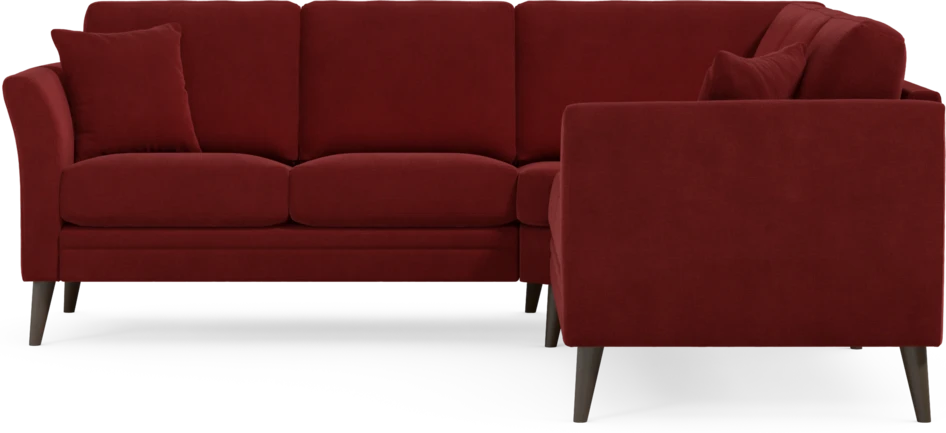 Eden - Hörnsoffa, 2+2-sits - Röd