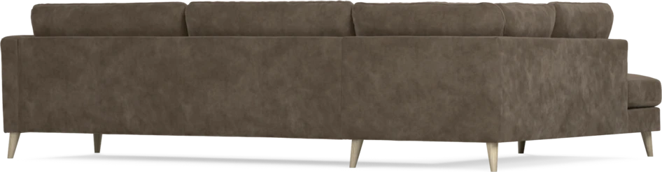 Bridge - 4-sits soffa med divan vänster - Brun