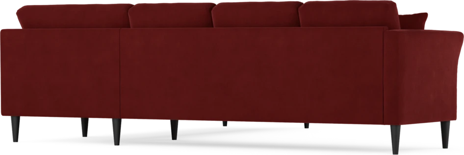 Eden - Hörnsoffa, 3+3-sits - Röd