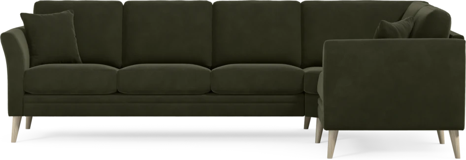 Eden - Hörnsoffa, 3+1-sits - Grön