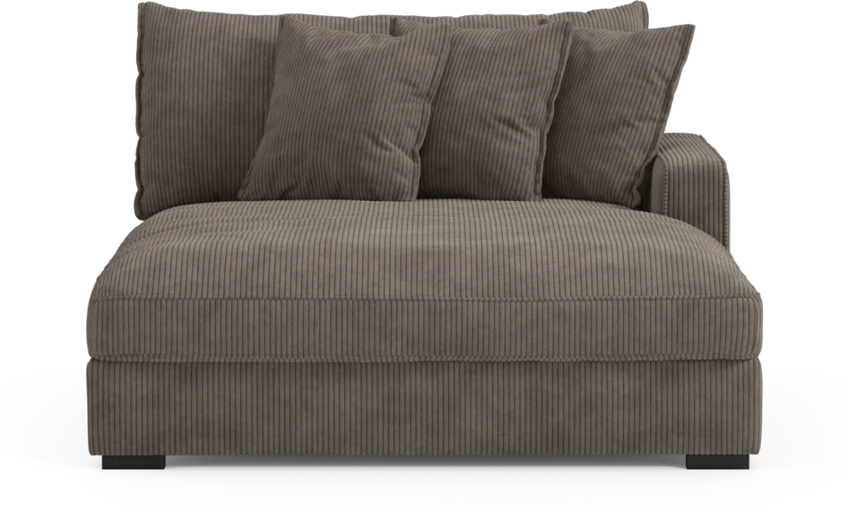 Rossi - Schäslong XL höger - Brun