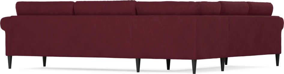 Bridge - Hörnsoffa, 2+3-sits - Röd
