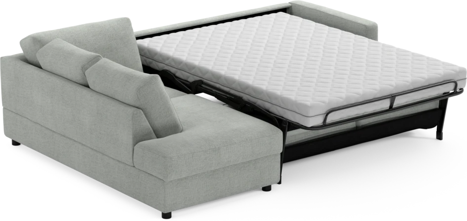 Lindö - Bäddsoffa 2,5-sits med divan - Grå