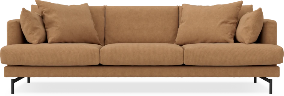 Harper - 4-sits soffa - Gul