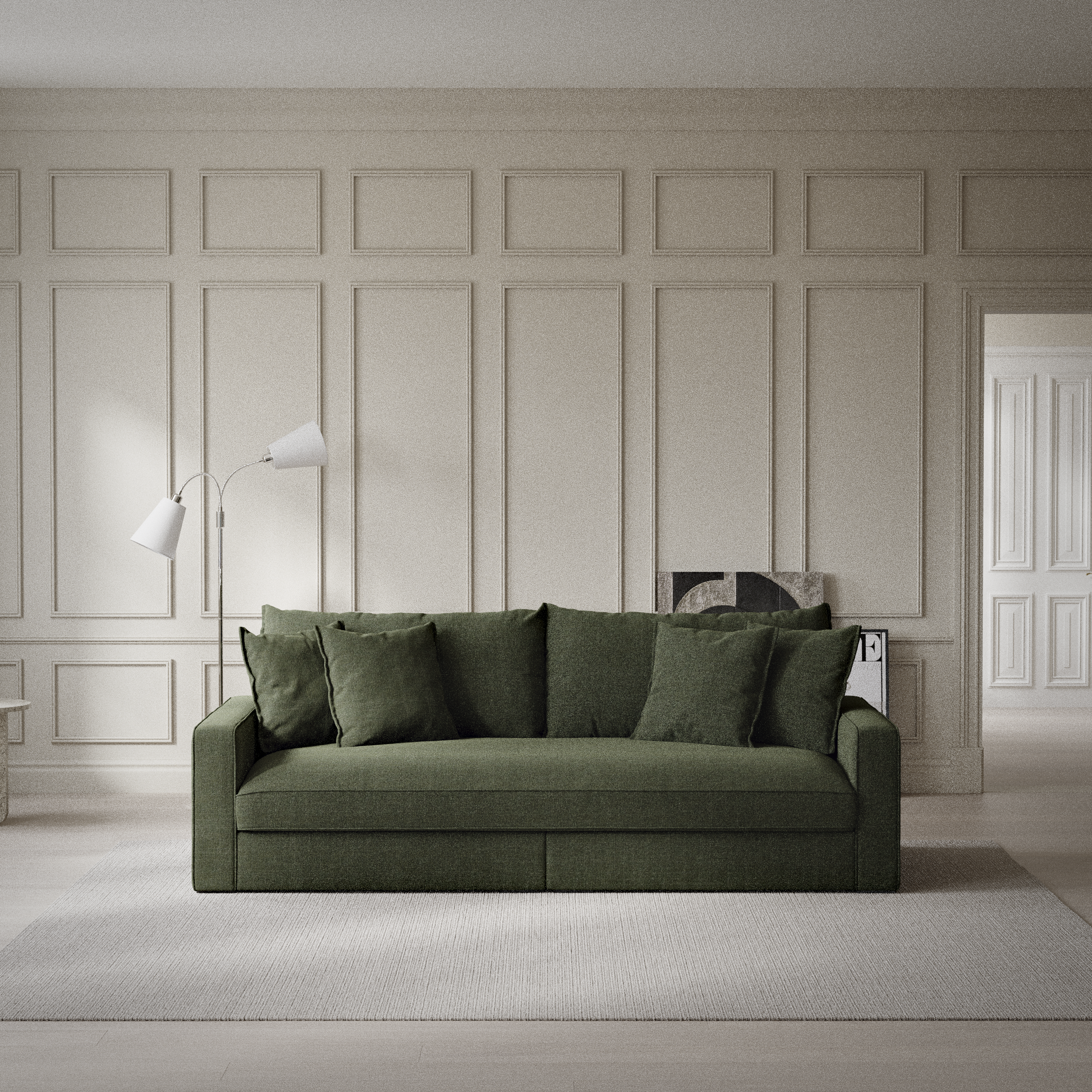 Rossi - 3-sits soffa, hel dyna - inspiration