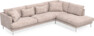 Harper - 3-sits soffa med divan höger - Rosa