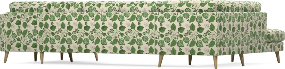 Eden - 3-sits soffa med divan vänster och schäslong höger - Flerfärgad