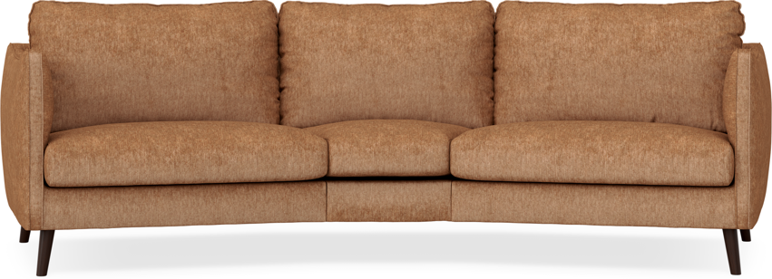 Madison - 3-sits soffa svängd, 90 cm - Orange