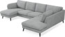 Madison Lux - 2-sits soffa med schäslong vänster och divan höger - Vit