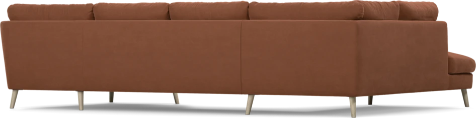 Madison - 2-sits soffa med divan vänster och schäslong höger - Röd