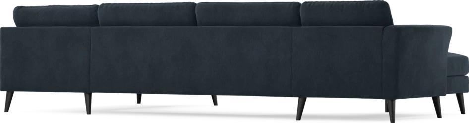 Bridge - 3-sits soffa med schäslong vänster och divan höger - Blå