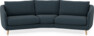 Madison - 3-sits soffa svängd, 90 cm - Turkos