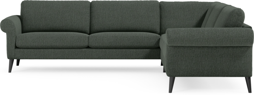 Bridge - Hörnsoffa, 3+3-sits - Grön