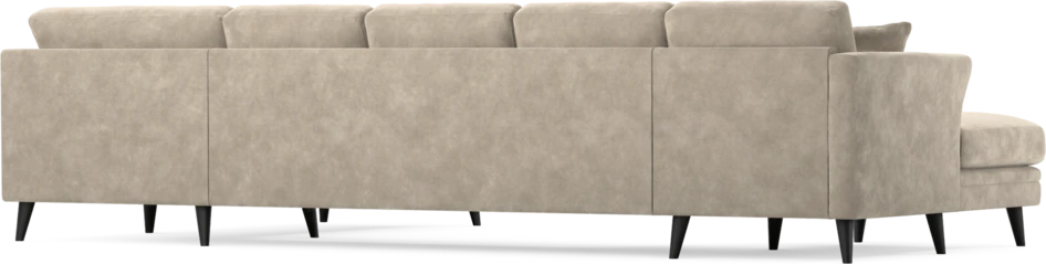 Eden - 3-sits soffa med schäslong vänster och divan höger - Beige