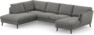Madison Lux - 2-sits soffa med divan vänster och schäslong höger - Grå