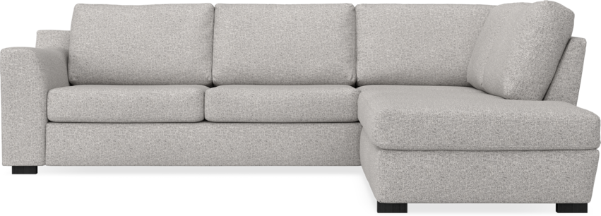 Friday - 2,5-sits soffa med divan höger - Vit