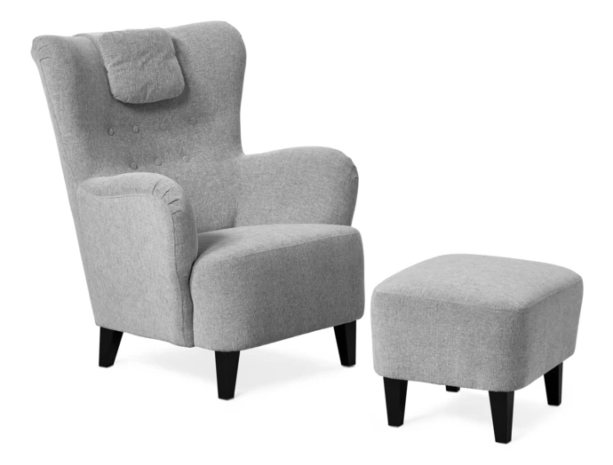 Elin, Fåtölj med fotpall