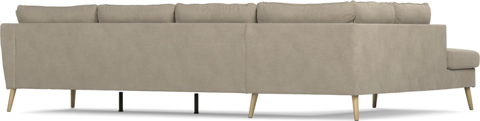 County - 3-sits soffa med divan vänster - Beige