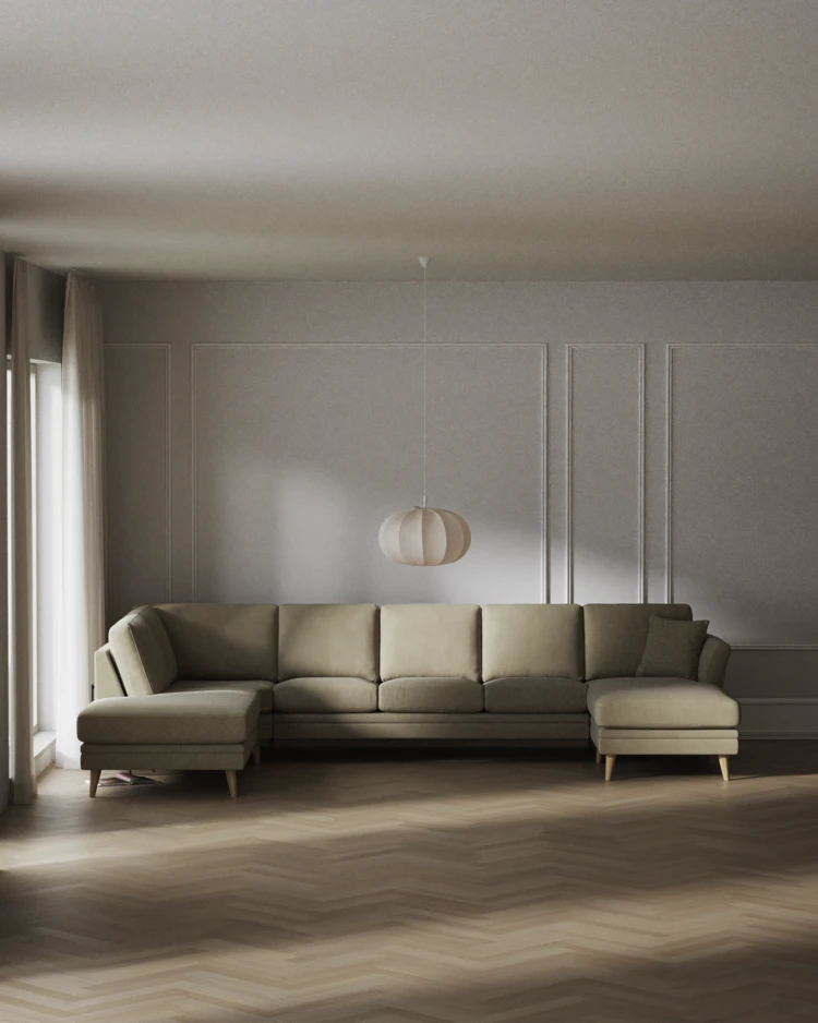 Eden - 3-sits soffa med divan vänster och schäslong höger - inspiration