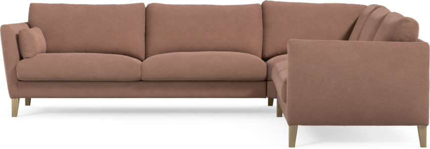 Winston - Hörnsoffa, 3+2-sits - Rosa