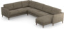 Bridge - Hörnsoffa, 2+3-sits med schäslong höger - Beige