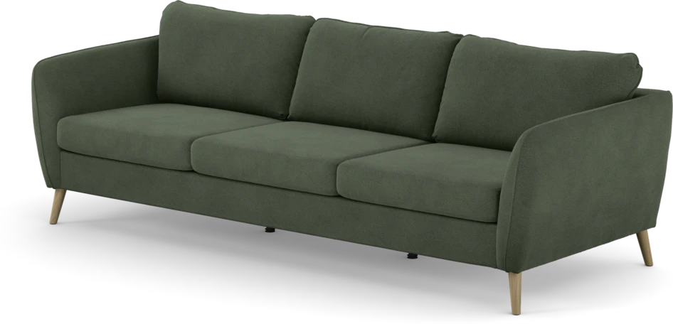 County - 3-sits soffa - Grön