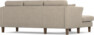 Eden - 2-sits soffa med schäslong - Beige