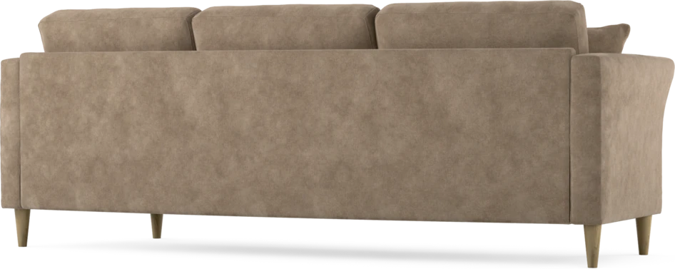 Eden - 3-sits soffa svängd - Beige