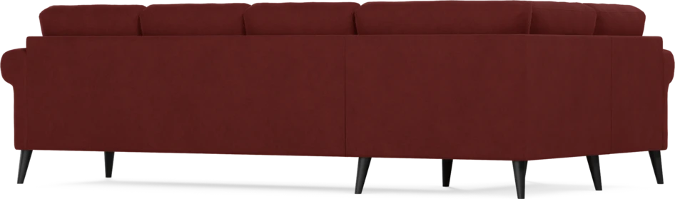 Eden - Hörnsoffa, 1+3-sits - Röd