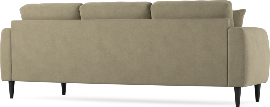 Eden - 3-sits soffa svängd - Beige