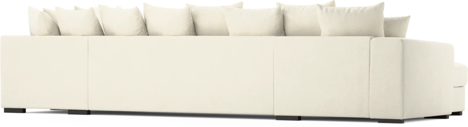 Town - 3-sits soffa med divan höger och schäslong vänster - Vit