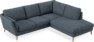 Madison - 2-sits soffa med divan höger - Vit