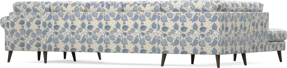 Eden - 3-sits soffa med divan vänster och schäslong höger - Flerfärgad