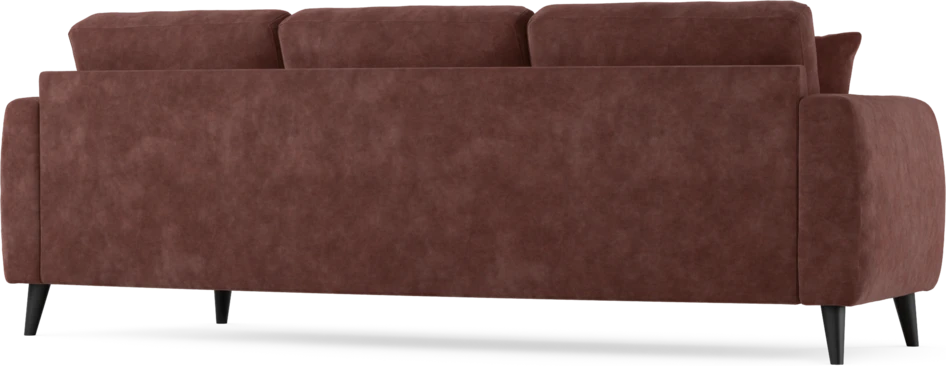 Eden - 3-sits soffa svängd - Röd