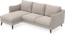 Madison Lux - 2-sits soffa med schäslong vänster - Beige